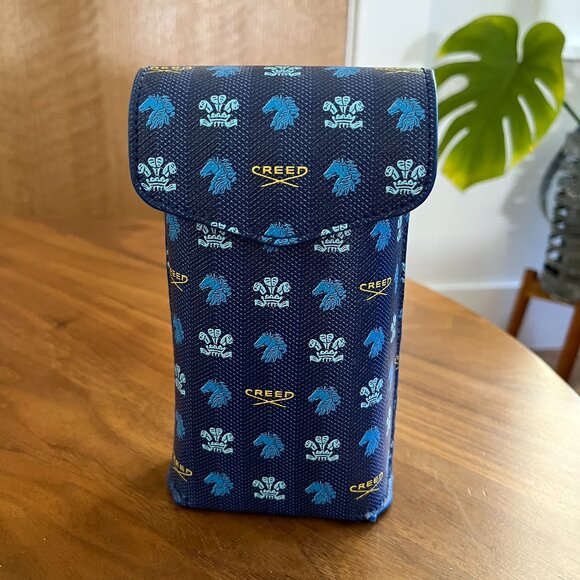 Creed Blue Leather Sleeve - Picture 1 of 8